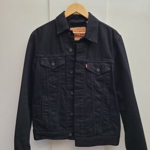 Levi's Black Denim Jacket Size Medium